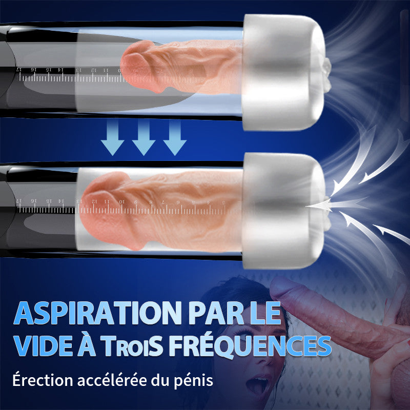 WaterSamurai - Pompe à pénis Aspiration par le vide avec érection super étanche