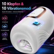 Charger l'image dans la galerie, Masturbateurs automatiques, stimulateurs de pénis, simulation de fellation avec 10 modes de va-et-vient et 10 modes de vibration