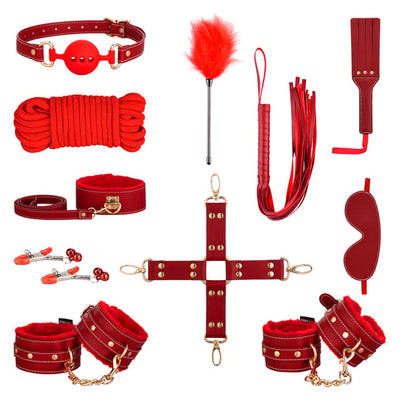 BDSM 11PCS - Kits de retenue en cuir 11 pièces