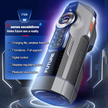 Charger l'image dans la galerie, 10 Modes de Chauffage X T7 Coupe Masturbateur Automatique Avec Contrôle Bluetooth et écran LED