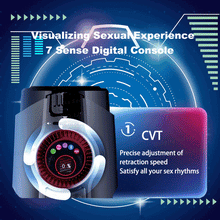 Charger l'image dans la galerie, 10 Modes de Chauffage X T7 Coupe Masturbateur Automatique Avec Contrôle Bluetooth et écran LED