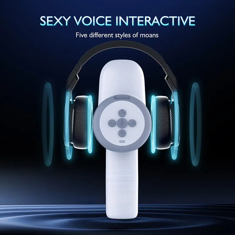 Masturbateur masculin automatique portable avec 8 modes 9 vitesses fonction de succion télescopique