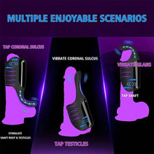 Charger l'image dans la galerie, 3 moteurs, 5 modes de tapotement, 10 modes de vibration, Penis Training Massager Silicone Sex toys pour hommes Vibromasseurs Jouets sexuels pour la masturbation des hommes