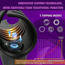 Charger l'image dans la galerie, 3 moteurs, 5 modes de tapotement, 10 modes de vibration, Penis Training Massager Silicone Sex toys pour hommes Vibromasseurs Jouets sexuels pour la masturbation des hommes