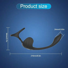 Charger l'image dans la galerie, Anneau De Cock Avec Stimulateur Clitoridien, 10 Modes De Vibration, Anneau De Pénis En Silicone Médical Étanche Pour Hommes, Jouets Sexuels Pour Couples Adultes