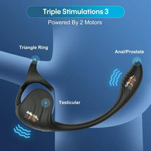 Charger l'image dans la galerie, Anneau De Cock Avec Stimulateur Clitoridien, 10 Modes De Vibration, Anneau De Pénis En Silicone Médical Étanche Pour Hommes, Jouets Sexuels Pour Couples Adultes