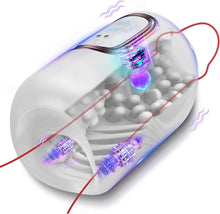 Charger l'image dans la galerie, Masturbateurs automatiques, stimulateurs de pénis, simulation de fellation avec 10 modes de va-et-vient et 10 modes de vibration