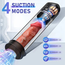 Charger l'image dans la galerie, Masturbateur à pompe à vide pour pénis « Dick » avec écran LED et 4 modes d'aspiration