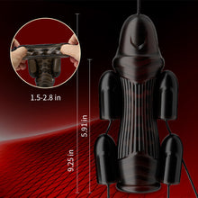 Charger l'image dans la galerie, Entraîneur de pénis vibrant Black Knight VI 5 Œufs vibrants