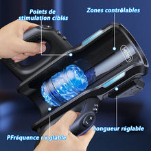 Charger l'image dans la galerie, LETEN 10 Masturbateur à moteur à grande vitesse avec support pour téléphone