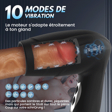 Charger l'image dans la galerie, Sexe Oral 10 fonction Vibration Succion Vacuum exercice du gland pénis Masturbateur masculin