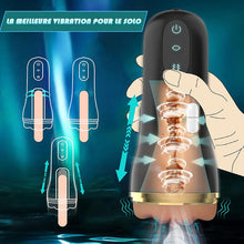 Charger l'image dans la galerie, 5 Sucking 10 Vibrating Simulated Vagina Entrée Masturbation Cups Mâle