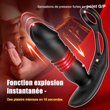 Charger l'image dans la galerie, 【HOT】SAUL Vibromasseur de prostate avec 3 mouvements de va-et-vient et 12 vibrations