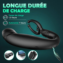Charger l'image dans la galerie, Vibromasseur anal pour masser la prostate, 3 en 1 multifonction