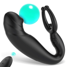 Charger l'image dans la galerie, Vibromasseur anal pour masser la prostate, 3 en 1 multifonction