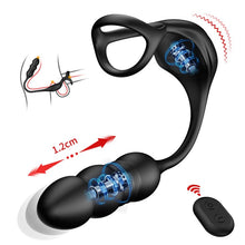 Charger l'image dans la galerie, Mike 9 Thrusting&amp;Vibrating Wearable Prostate Prostate with Cock ring