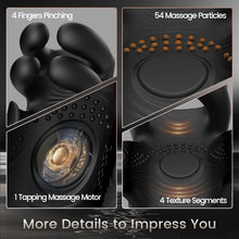 Charger l'image dans la galerie, Evans - Automatic 10 Finger Pinchin &amp; Tapping for Massage Therapy Penis Vibrator