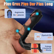 Charger l'image dans la galerie, Lucifer - Manchon pénien vibrant à double moteur et vibromasseur 2-en-1 Jouet pour adultes