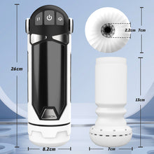 Charger l'image dans la galerie, Masturbateur Cup pour hommes avec 4 modes d'étirement et fonction de chauffage avec housse anti-poussière ajustable
