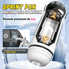 Charger l'image dans la galerie, Masturbateur Cup pour hommes avec 4 modes d'étirement et fonction de chauffage avec housse anti-poussière ajustable