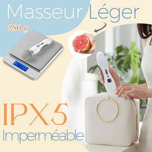 Charger l'image dans la galerie, Baguette magique portable et légère avec 8 vibrations et 9 vitesses Masseur pliable