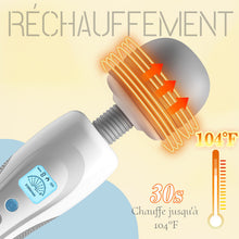 Charger l'image dans la galerie, Baguette magique portable et légère avec 8 vibrations et 9 vitesses Masseur pliable