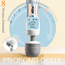 Charger l'image dans la galerie, Baguette magique portable et légère avec 8 vibrations et 9 vitesses Masseur pliable