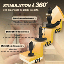 Charger l'image dans la galerie, Ange Oscillant - 10 modes de vibration, 5 modes d'oscillation, stimulation à 360 degrés, maître de l'orgasme prosta