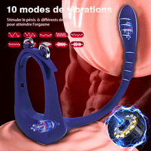 Charger l'image dans la galerie, Seigneur des Anneaux 10 masseur anal vibrants avec cockring
