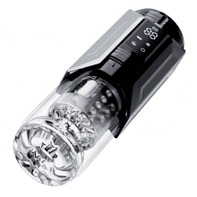 Charger l'image dans la galerie, Masturbateur de fellation automatique 4 en 1 pour hommes, 100% étanche, La langue réaliste tourne à 360° pour lécher et taquiner chaque point sensible du gland.