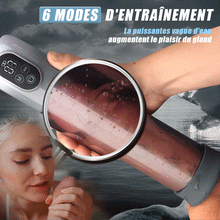 Charger l'image dans la galerie, Pompe à pénis à vide 4 en 1 avec plusieurs modes d'entraînement - 5 modes d'aspiration, 6 modes d'entraînement et 4 niveaux de pression pour plus d'endurance.