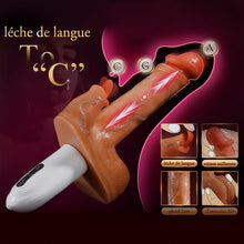 Charger l'image dans la galerie, Sex Machine 90° Réglable Automatiquement 8 Godes Vibrants, Vibrants et Léchants Vibrateur