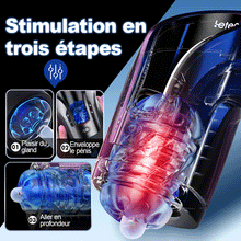 Charger l'image dans la galerie, Leten- Thunder masturbateur masculin automatique vibrant Blowjob Stroker