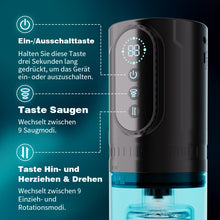 Charger l'image dans la galerie, Hunter- Masturbateur 9 poussant &amp; tournant 9 aspirant Parfait pour les grandes tailles