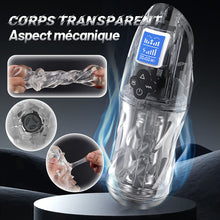 Charger l'image dans la galerie, Rogen - Transparence totale Vibration &amp; Succion de Sensation fellation &amp; voix Masturbateur