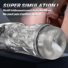Charger l'image dans la galerie, Rogen - Transparence totale Vibration &amp; Succion de Sensation fellation &amp; voix Masturbateur