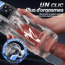 Charger l'image dans la galerie, Rogen - Transparence totale Vibration &amp; Succion de Sensation fellation &amp; voix Masturbateur