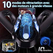 Charger l'image dans la galerie, LETEN 10 Masturbateur à moteur à grande vitesse avec support pour téléphone