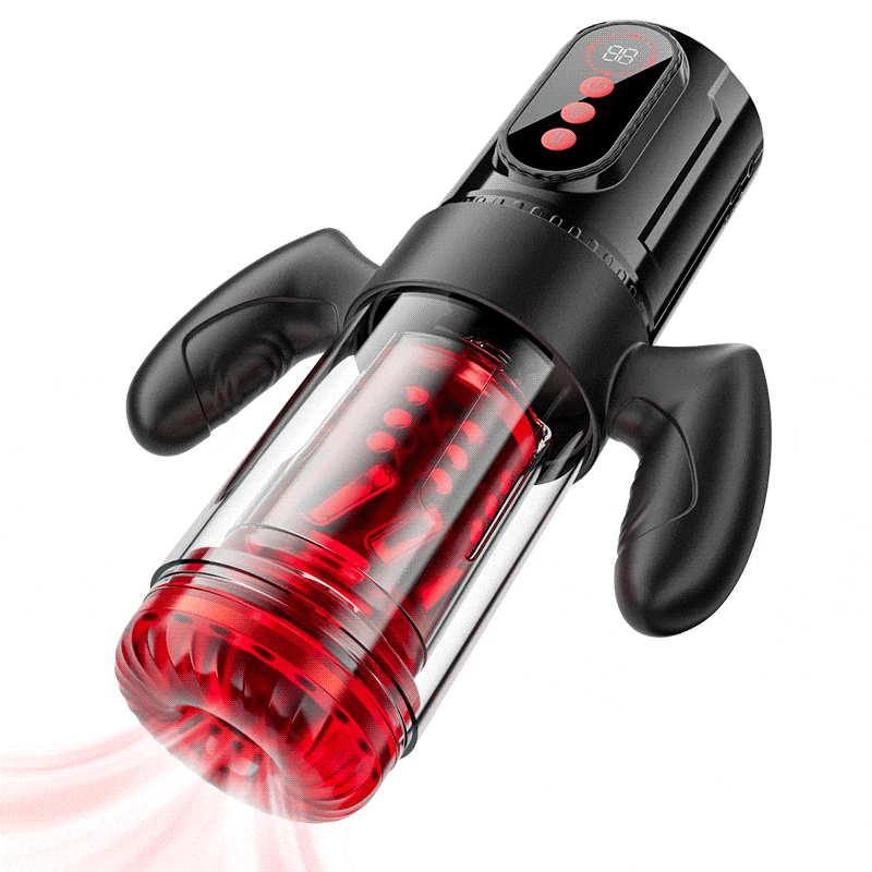 Terminator - Sexe oral x vaginal ! 9 rotations télescopiques+9 succions Masturbateur masculi