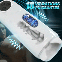 Charger l'image dans la galerie, Skyline - 10 Succion 10 Vibration Masturbateur masculin