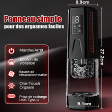 Charger l'image dans la galerie, Mars - Oral Dominator 7Vibrantion 7Rotation 7Va-et-Viens Masturbateur 4 en 1 à double mote
