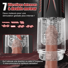 Charger l'image dans la galerie, Mars - Oral Dominator 7Vibrantion 7Rotation 7Va-et-Viens Masturbateur 4 en 1 à double mote