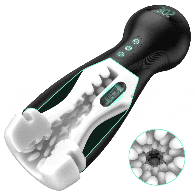 Evolution-8 Succion 10 Vibration One Touch Orgasm Digital Vacuum Masturbator