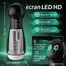 Charger l'image dans la galerie, Evolution-8 Succion 10 Vibration One Touch Orgasm Digital Vacuum Masturbator
