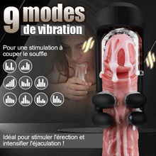 Charger l'image dans la galerie, Finger 2.0-9 Vibrations 9 Pincement des doigts 9 Rotation Masturbateur d'entraînement