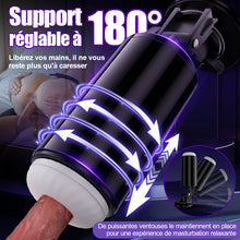 Charger l'image dans la galerie, Lightspeed-7 types d'extension et 7 types de rotation Support à ventouse Masturbateur 4 en 1 pour homme