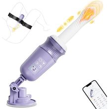 Charger l'image dans la galerie, Machine sexuelle à coups et chauffage contrôlée par application pour stimulation du point G ou anale avec sangles pour j