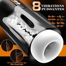 Charger l'image dans la galerie, Sophia – 8 Modes de Vibration 8 Modes d'Aspiration Manchon Réaliste 3D Masturbateur Masculin Automatique