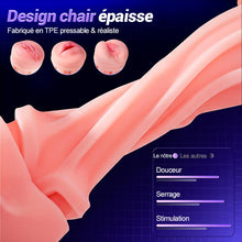 Charger l'image dans la galerie, Daphne - Pompe à Penis avec 3 Manches Interchangeables, Chatte de Poche, 9 Modes de Succion &amp; 9 Mod