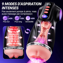 Charger l'image dans la galerie, Daphne - Pompe à Penis avec 3 Manches Interchangeables, Chatte de Poche, 9 Modes de Succion &amp; 9 Mod